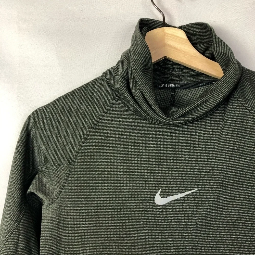 Nike Aeroreact Gray Long Sleeve‎ Running Top XS